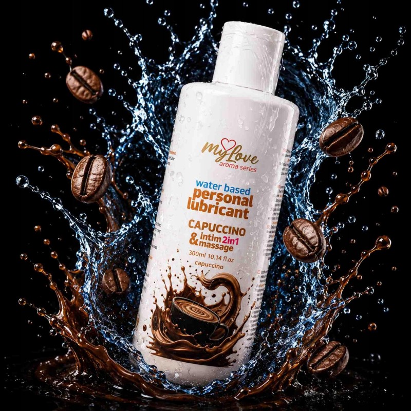 MyLove Aroma Series Інтимний та масажний гель 2в1 Капучино 300мл