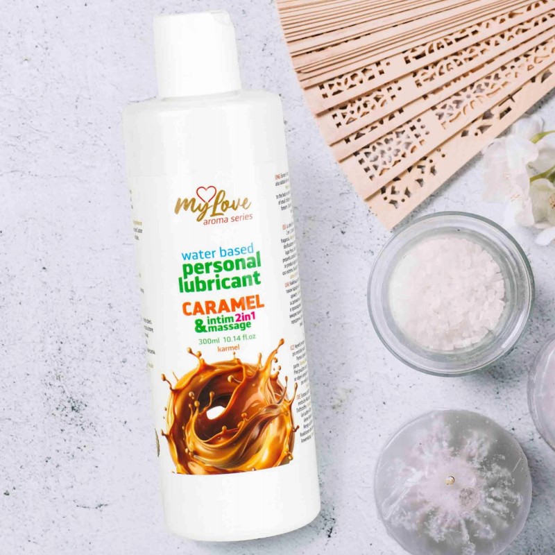 MyLove Aroma Series Інтимний та масажний гель 2в1 Карамель 300мл