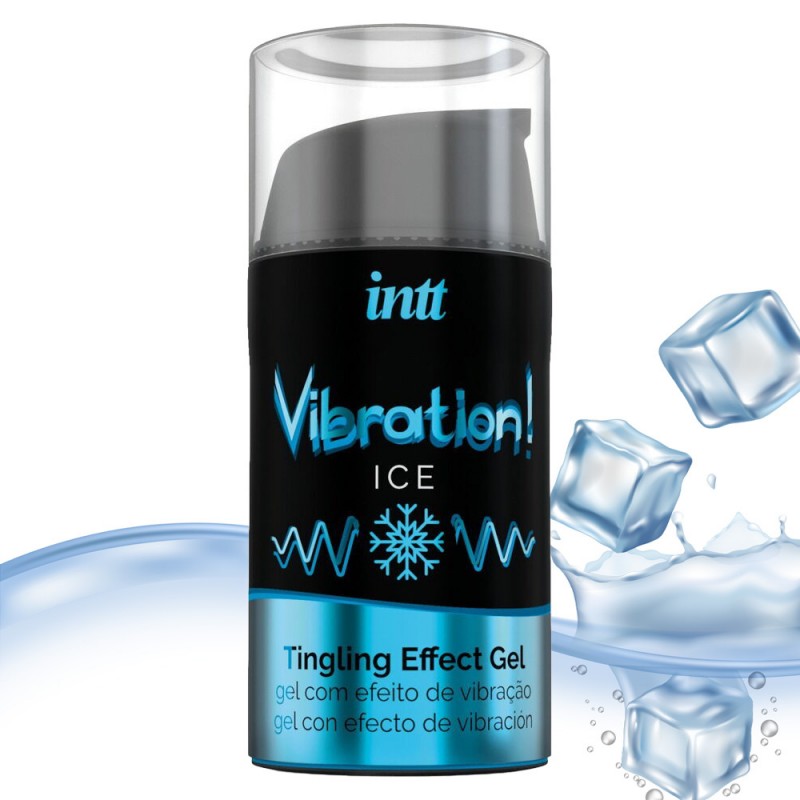 Стимулюючий гель Vibration ICE 15 мл Охолоджуючий ефект, лубрикант на водній основі для орального застосування