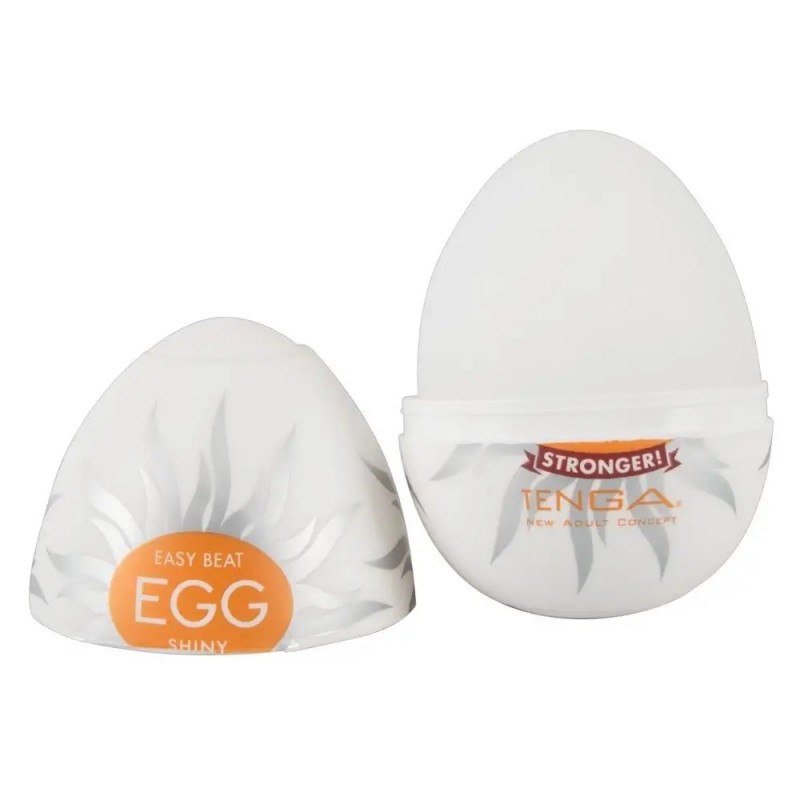 Мастурбатор Tenga Egg Shiny Stronger білий