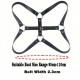 Чорний harness регульований спереду L