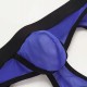 ЧОЛОВІЧІ SLIPKI ТРУСИКИ ЕФЕКТ PUSH UP JOCKSTRAP СІТКА СИНІ С / М