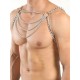 Збруя з ланцюгом з переплетенням броні harness L/XL