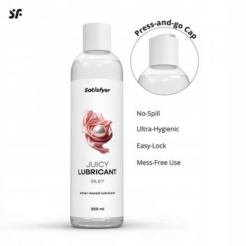 Satisfyer Juicy Lubrikant 300 ml (Silky), ніжний лубрикант
