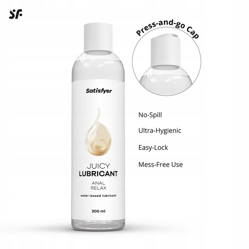 Satisfyer Juicy Lubricant 300 мл (Anal Relax), лубрикант на водній основі
