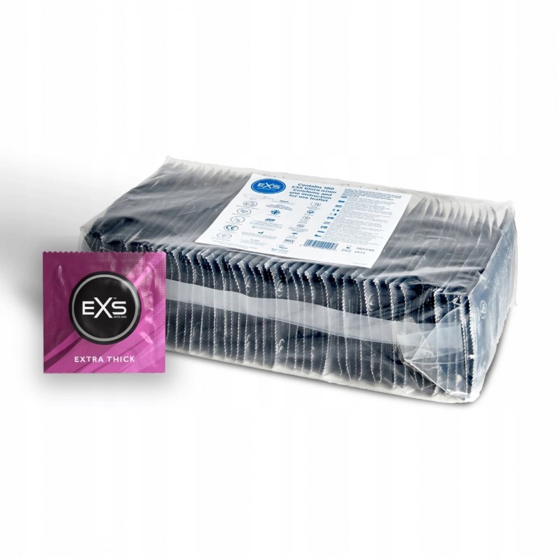 EXS Extra Thick 100 шт. латексні презервативи, посилені