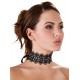 Біжутерія Cottelli Accessories чорна, вишита перлинами, 36 см