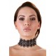 Біжутерія Cottelli Accessories чорна, вишита перлинами, 36 см