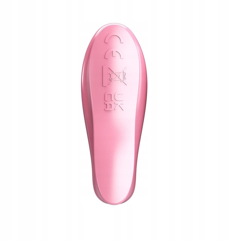 Вібраційні магнітні затискачі для сосків Pretty Love Leaf рожеві з USB