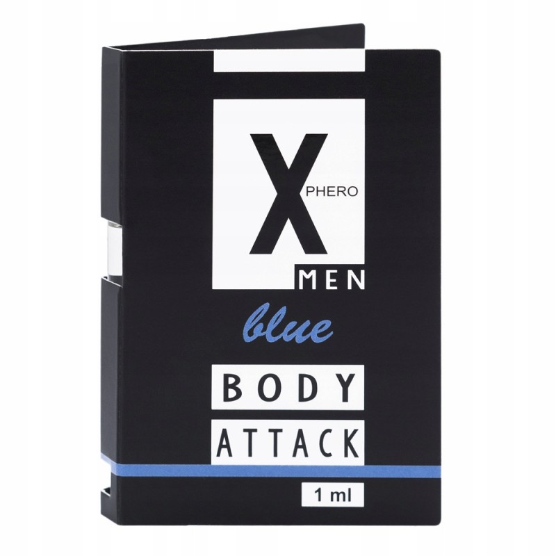 Парфуми X-Phero Body Attack Blue 1 мл. Пробник аромату для чоловіків.