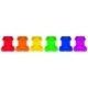 Келих Kheper Games Rainbow Party 6 шт кольорові 44 мл
