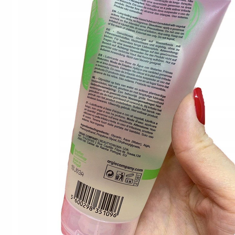 НАТУРАЛЬНИЙ ЛУБРИКАНТ ORGIE LUBE TUBE NATURE 150 МЛ