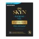 Презервативи без латексу SKYN ЕКСТРА ЗВОЛОЖЕНІ 36 штук м'які SKYNFEEL
