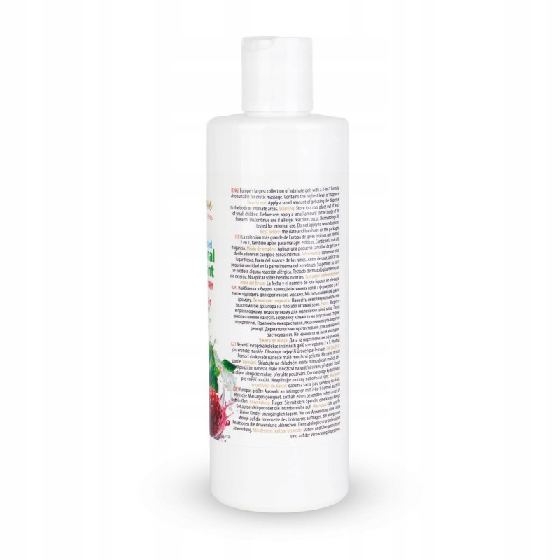 MyLove Aroma Series Інтимний гель та масажне масло 2в1 Малина та М'ята 300 мл