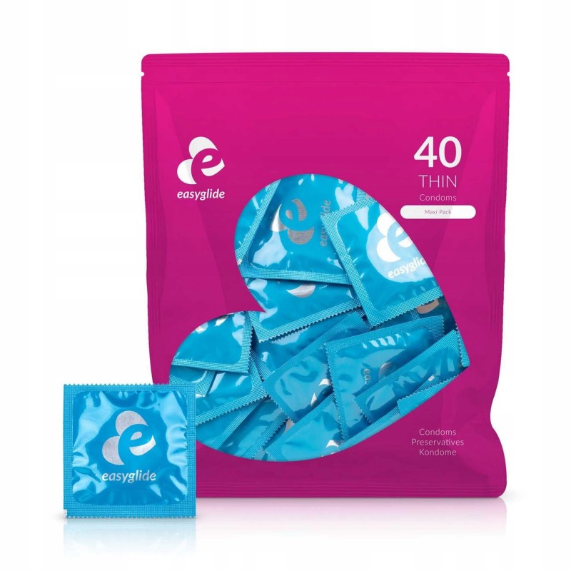 Презервативи Ультратонкі EasyGlide Extra Thin 40 шт.