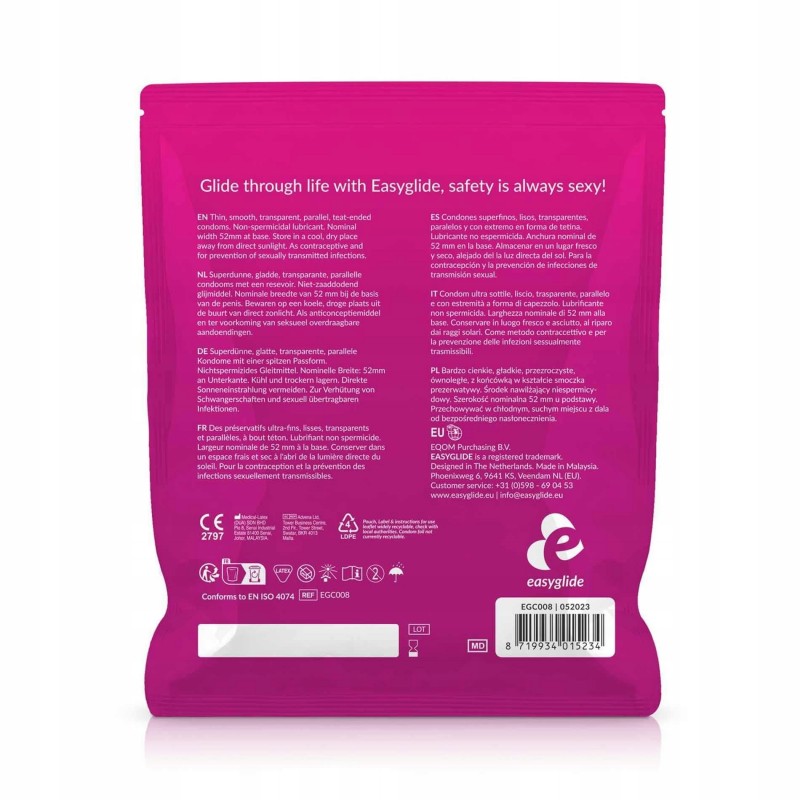 Презервативи Ультратонкі EasyGlide Extra Thin 40 шт.