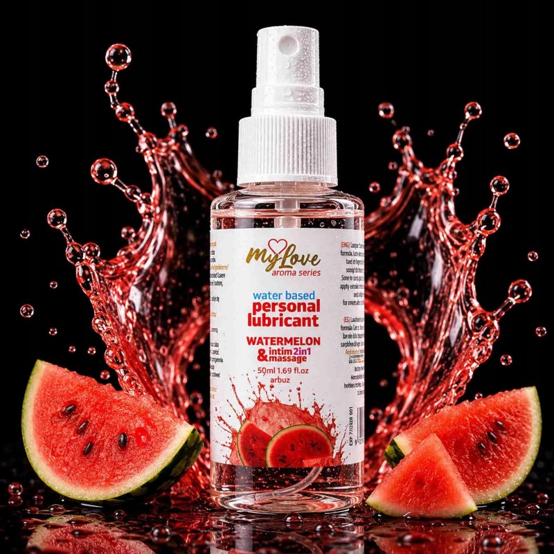 MyLove Aroma Series Інтимний та масажний гель 2в1 Кавун 50мл