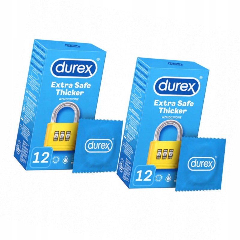 2 x Презервативи DUREX Extra Safe 12 шт.