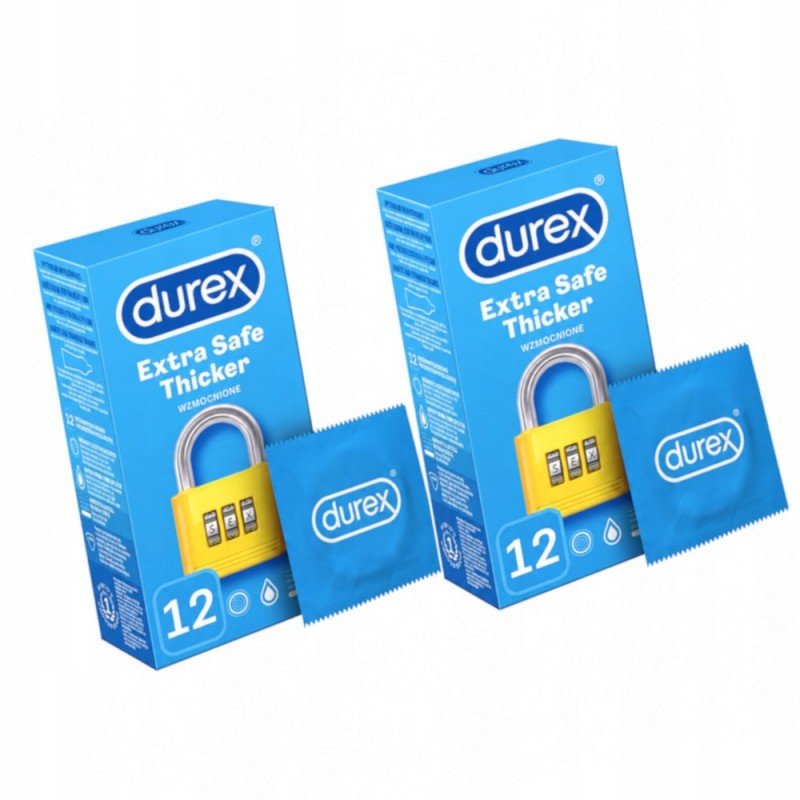 2 x Презервативи DUREX Extra Safe 12 шт.