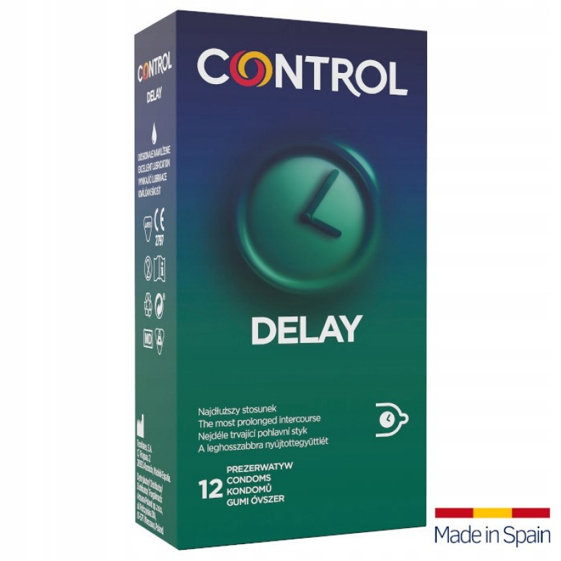 ПРЕЗЕРВАТИВИ CONTROL RETARD 12 шт. Затримують еякуляцію, подовжують статевий акт