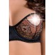 Комплект білизни MIRELLA з відкритим бюстгальтером чорний S/M - Casmir