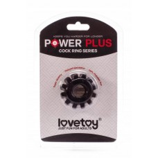 Кільце на пеніс Lovetoy Power Plus чорний д. 1,6см