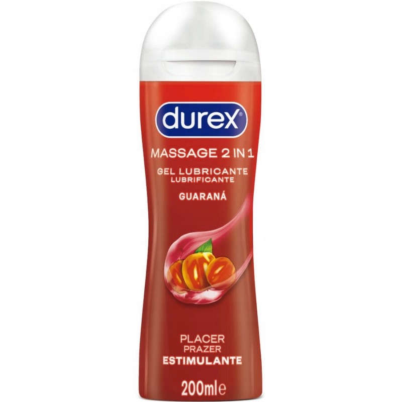 Durex Play Massage 2в1 Гуарана гель для масажу та зволоження 200мл