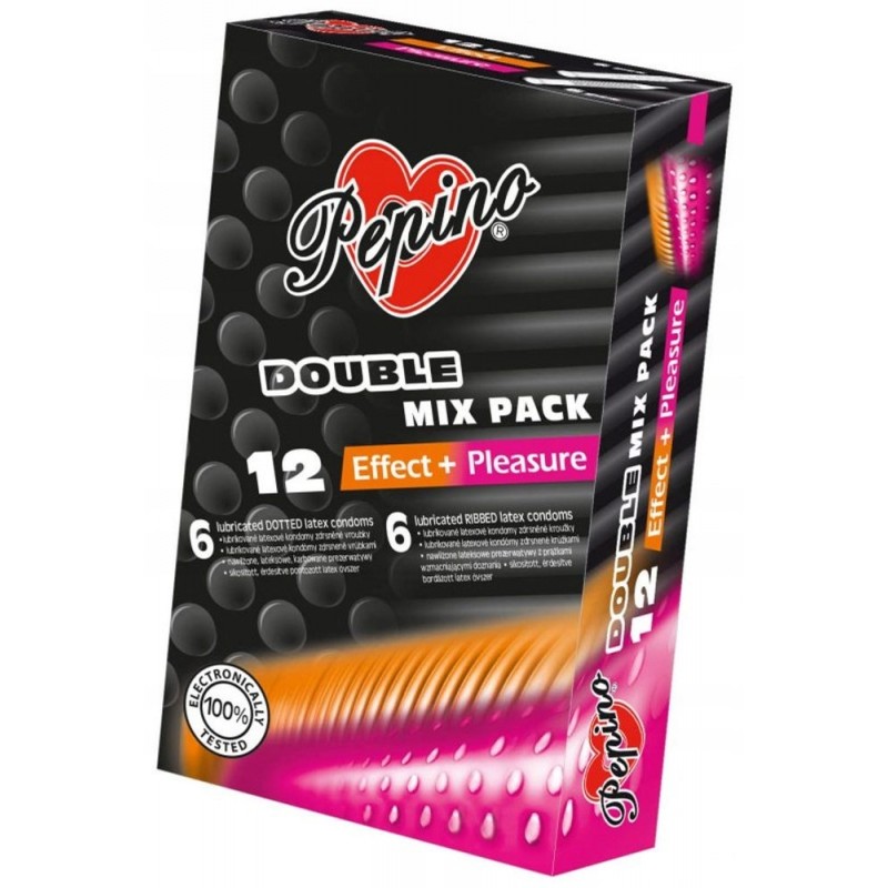 Презервативи Pepino Double Mix Pack - 12 шт.