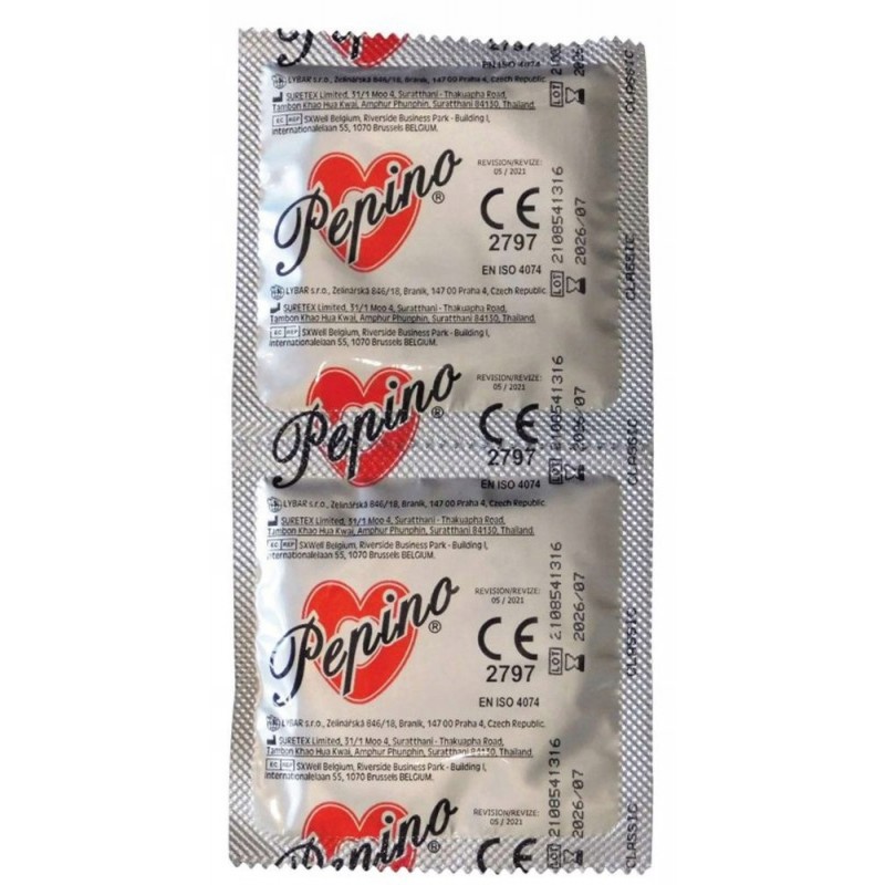 Презервативи Pepino Extra Thin - 12 шт, ультратонкі