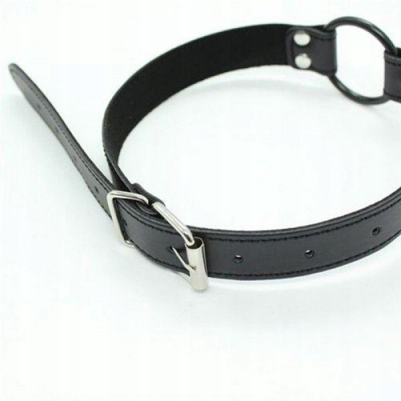 Кільце-кляп Knebel-Easy Belt Ring Gag (чорний)