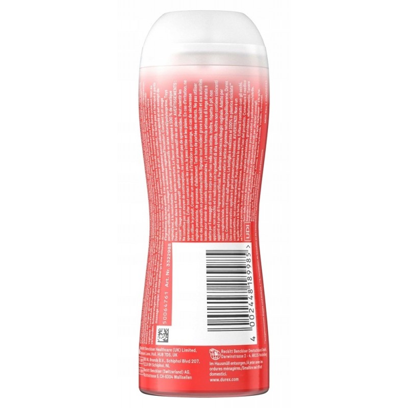 Durex Play 2in1 Гуарана гель для масажу та лубрикант 200мл еко