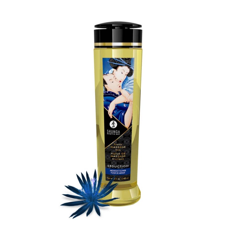Масажна олія Seduction Midnight Flower 240мл Shunga
