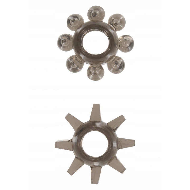 Кільця на пеніс Power Stretchy Rings 2 шт. еластичні TPE
