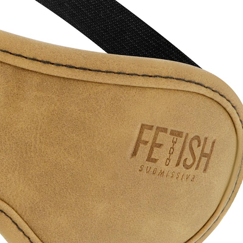 Fetysz-маска покори БДСМ з веганської шкіри, регульований ремінець