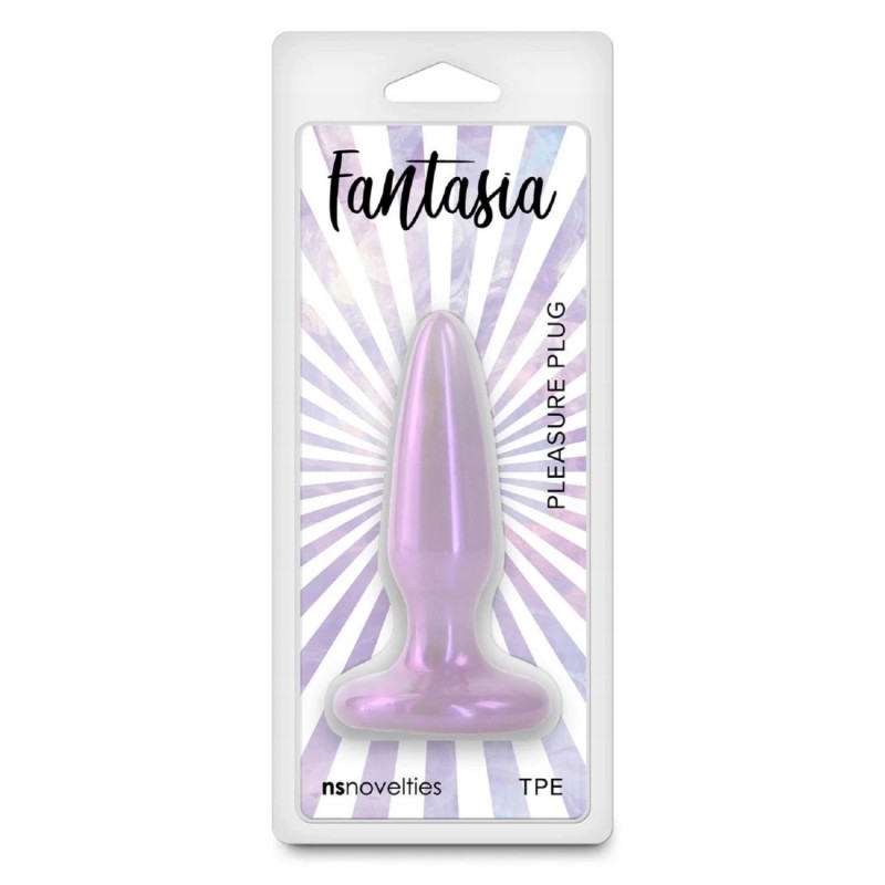Анальна пробка рожева опалована міні NS Novelties Fantasia 8,4 см