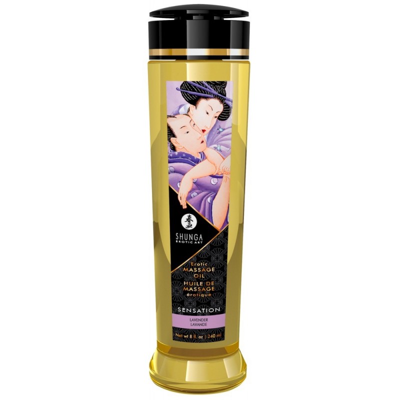 Масажна олія Sensation Lavender 240 мл Shunga