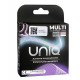 Жіночі презервативи UNIQ MULTI SEX 3 шт.