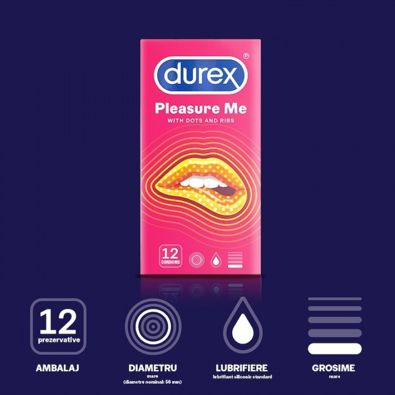Презервативи Durex Pleasure Me, 24 шт.