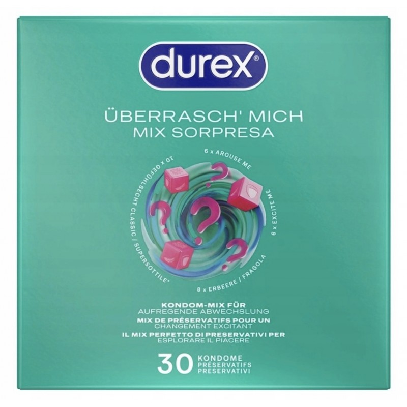 Презервативи мікс 4 види Durex Überrasch' Mich 30 шт.
