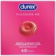 Презервативи з рельєфом (ребристі) Durex Pleasure Me, 40 шт.