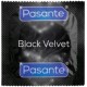 Презервативи Pasante Black кольорові Чорний латекс 1 штука Більші відчуття