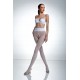 Колготки Жіночі Мереживні з Діркою 3/4 Товщина 30 Den Hip Lace Білі
