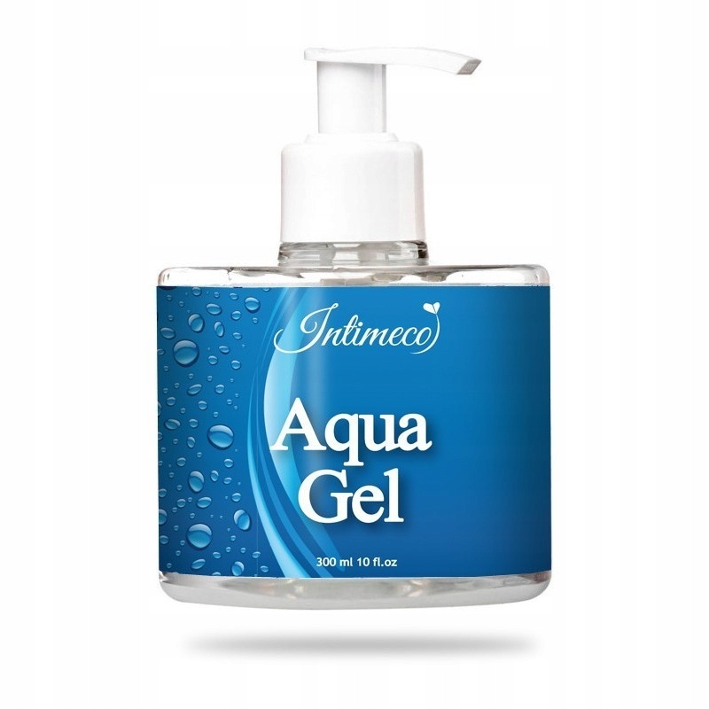 INTIMECO AQUA GEL ВОДЯНИЙ ГЕЛЬ ІНТИМНИЙ КОВЗАЮЧИЙ ЗВОЛОЖУЮЧИЙ ЛУБРИКАНТ 300мл