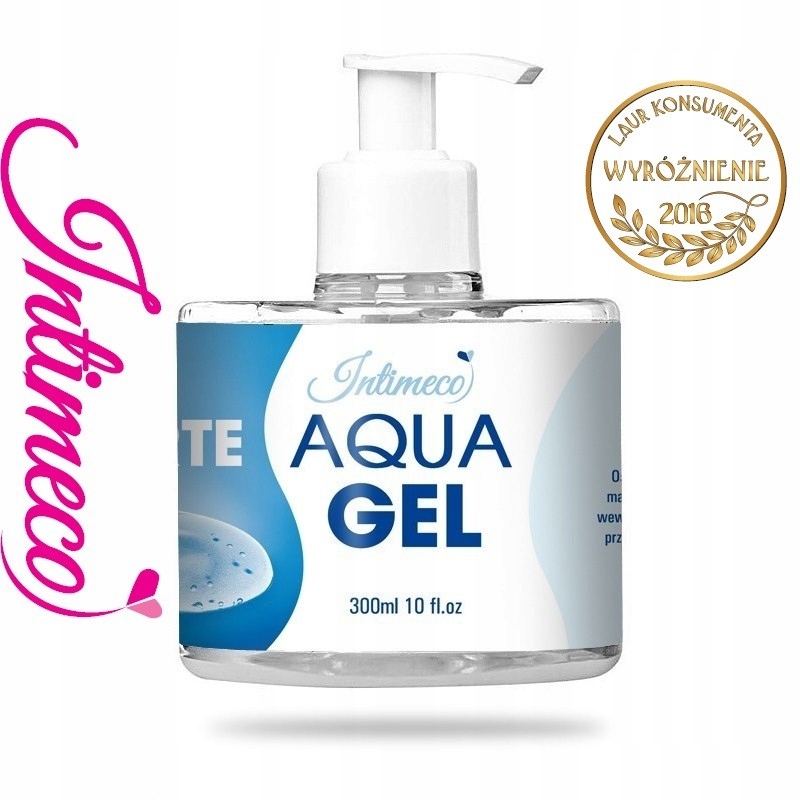 INTIMECO AQUA GEL FORTE ВОДНИЙ ГЕЛЬ ІНТИМНИЙ КОВЗАЮЧИЙ ЗВОЛОЖУЮЧИЙ 300мл