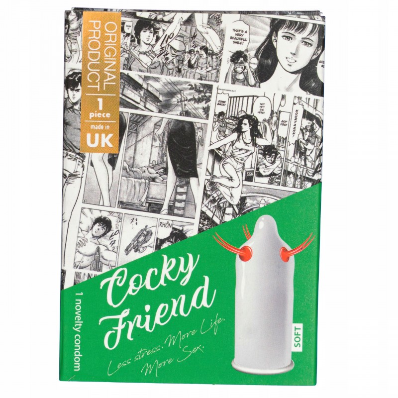 Презервативи Egzo Cocky Friend з рельєфом Soft